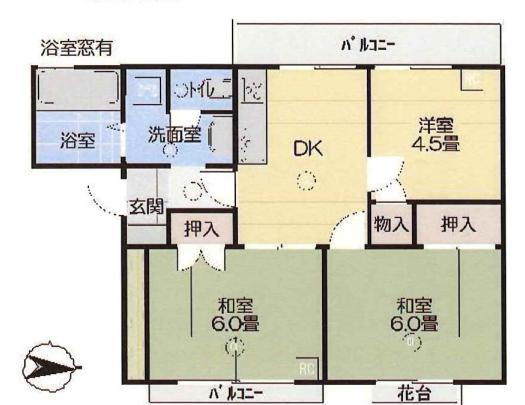 【間取り】 | ツインパレス深大寺