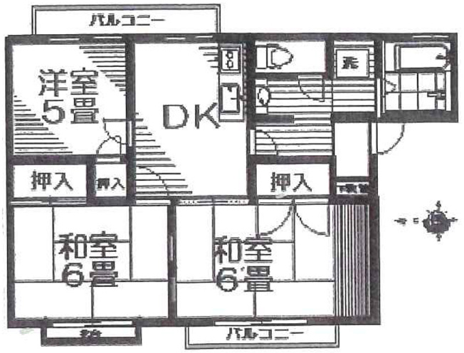 【間取り】 | ツインパレス深大寺