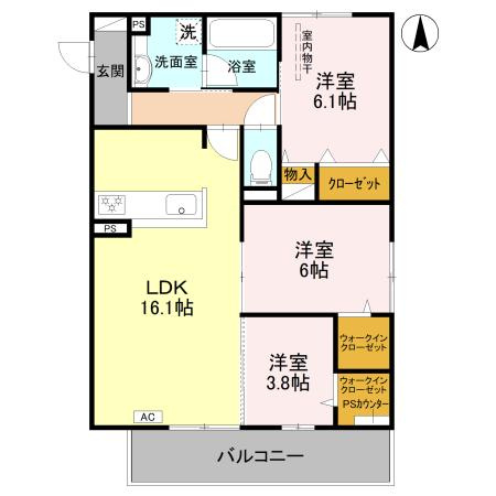 パークサイドファームの間取り