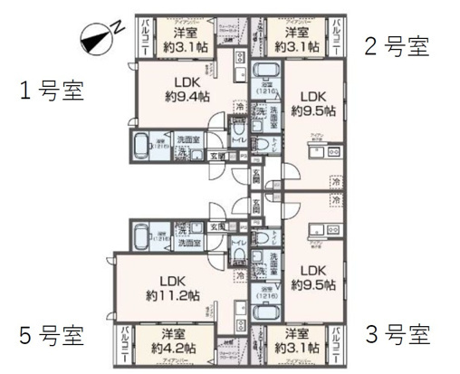Revive久留米 の間取り