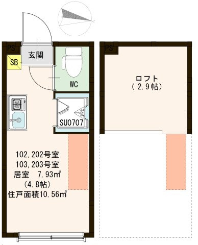 【間取り】 | マシェリ小岩