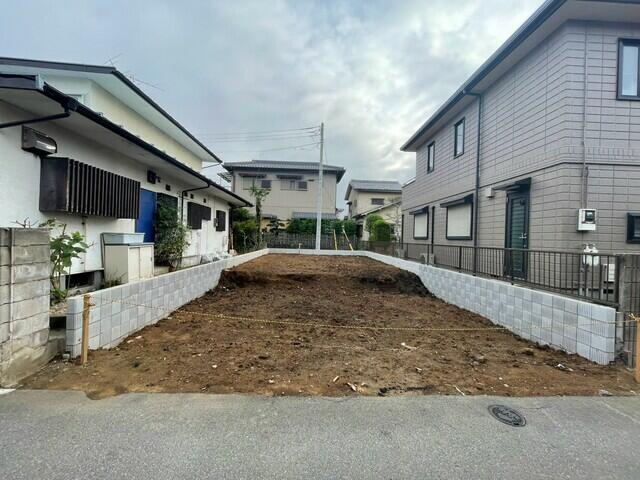 市川市本北方１丁目９５７番の庭|着工前の分譲地です