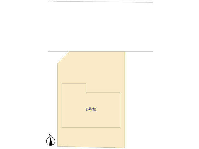 ４３２２松戸市栄町西６期１棟の区画図
