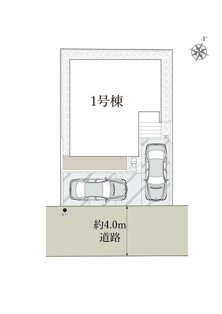 柏市新逆井１丁目０２期の区画図