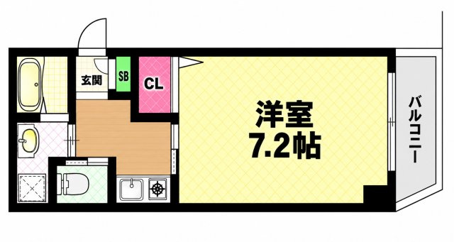 【間取り】 | ヴィラージュ南堀江