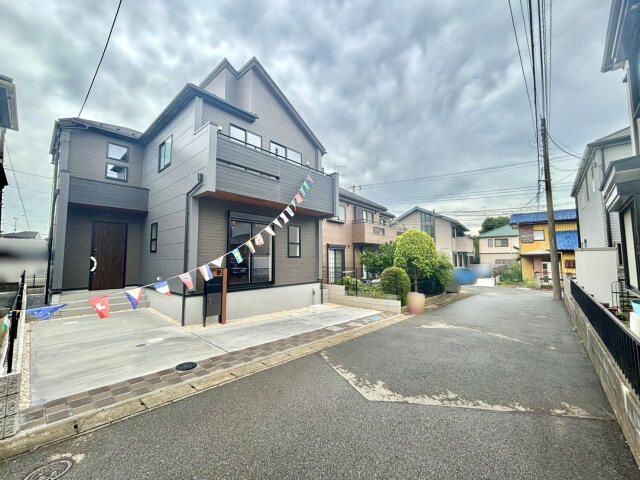 ブルーミングガーデン　柏市西原３丁目１棟／１期１号棟のその他|前面道路含む現地写真