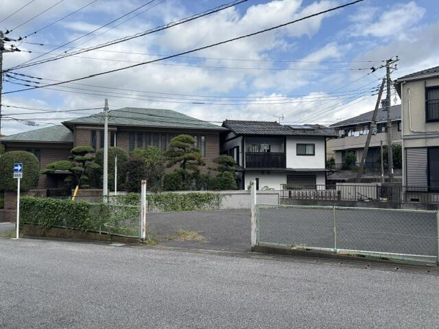 松戸市新作の売地の外観