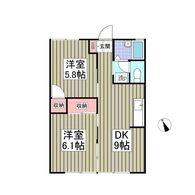 ファミール東松山の間取り