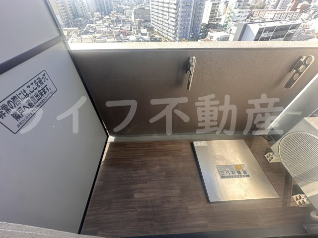 S-RESIDENCE緑橋駅前のバルコニー|落ち着いた時間を過ごせるバルコニーです