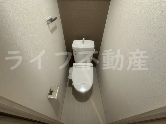 S-RESIDENCE緑橋駅前のトイレ|シンプルで使いやすいトイレです