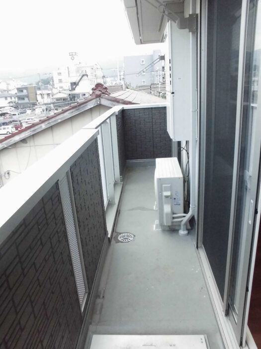 セジュール石山のバルコニー
