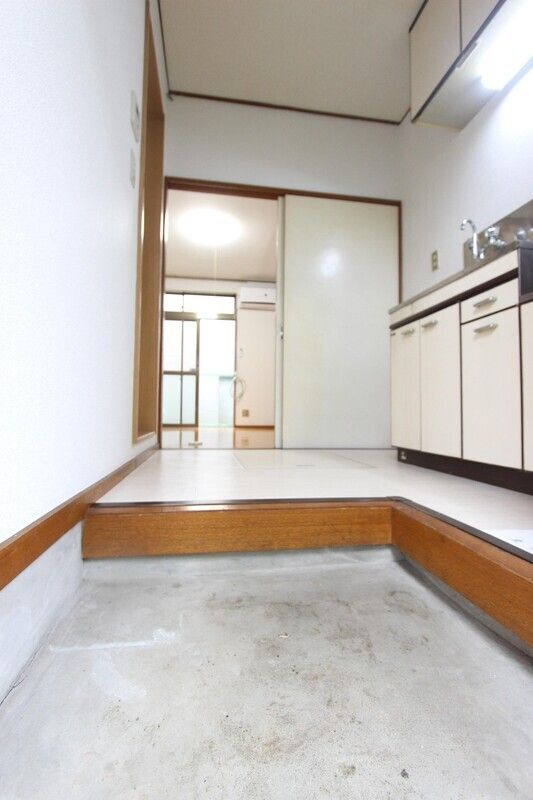 シャトン三山の玄関