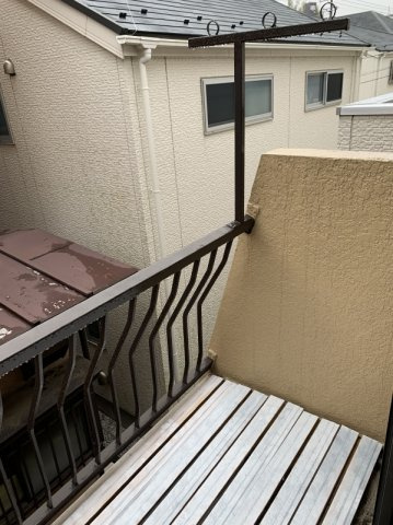 千草台戸建のバルコニー