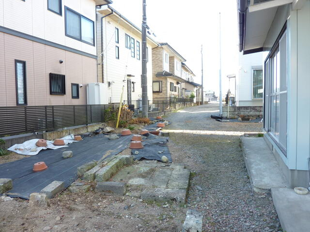 宇都宮市下栗町　231.95㎡　売地の周辺|南側庭東側より