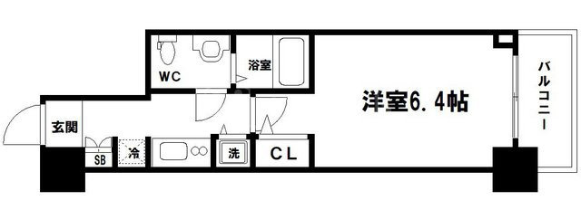 サムティ北浜大手通の間取り