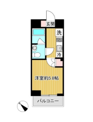 ＳＨＯＫＥＮ　Ｒｅｓｉｄｅｎｃｅ横浜天王町の間取り