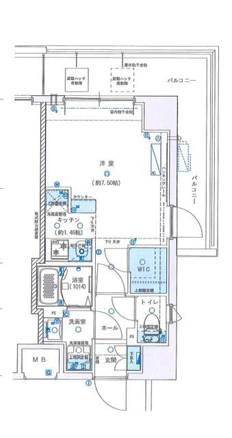 グランリーヴェル横濱和田町ＥＬＭＯの間取り