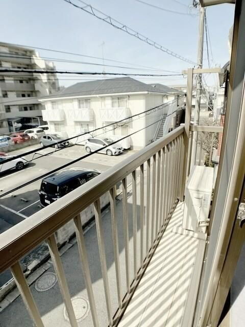 コーポエビスのバルコニー