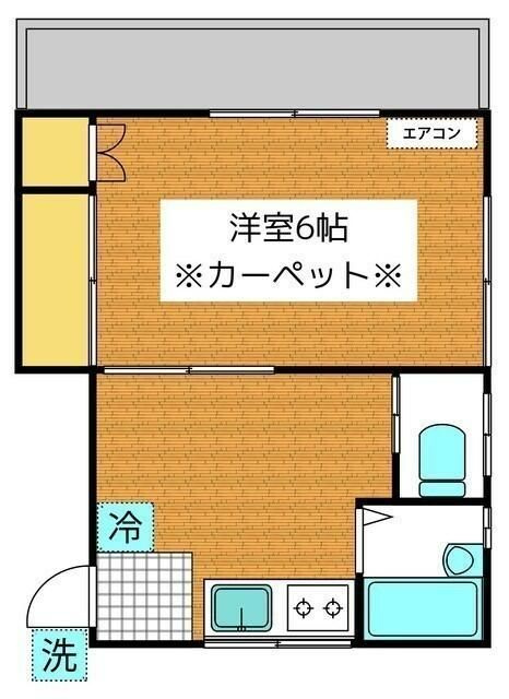 コーポエビスの間取り