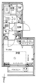 【間取り】 | パークサイド亀戸 | 間取りです。