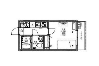 KEIAI RESIDENCE 梅島の間取り