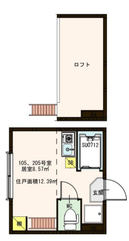 サヴォイ赤羽の間取り