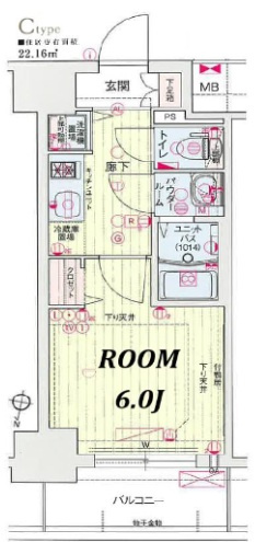 ファステート神戸アモーレの間取り