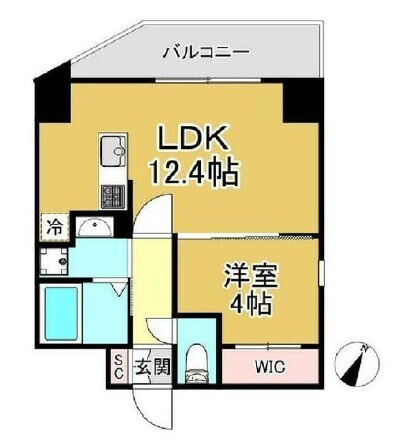 MAISHIN神戸三宮EASTの間取り