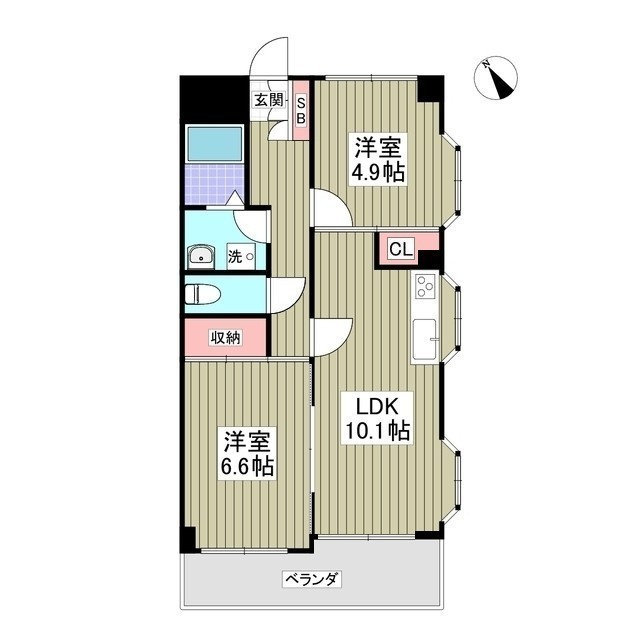 かさまビル9の間取り