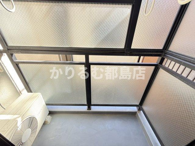 メロディコート北通りのバルコニー