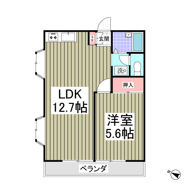 IZUMIX・2Aの間取り