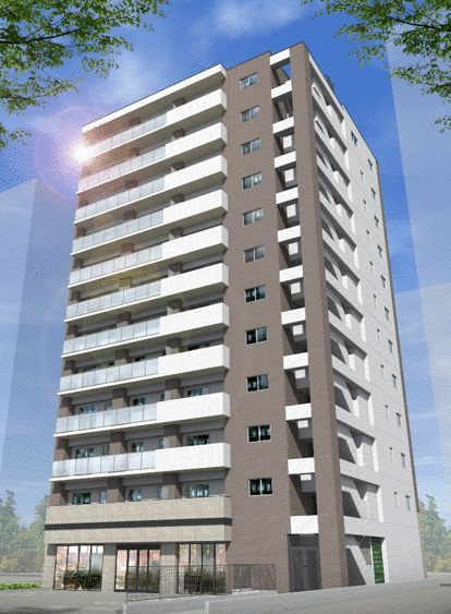 アルブルちとせ尾久駅前の外観パース