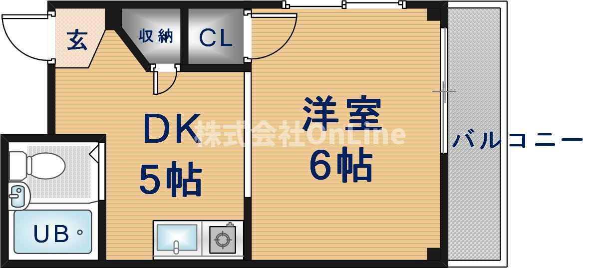 タキハイツの間取り