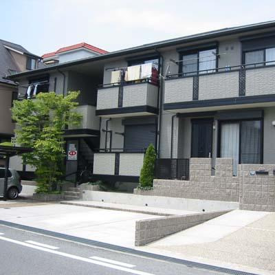 ハイツけやき 駐車場の外観