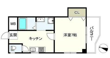 セイシェル神戸の間取り