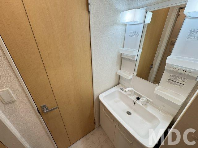 徳島市川内町加賀須野のアパートの洗面所