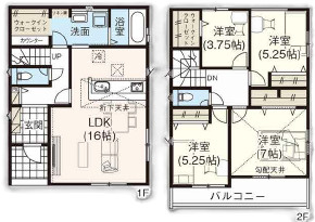 小学校まで徒歩4分の間取り|4LDK