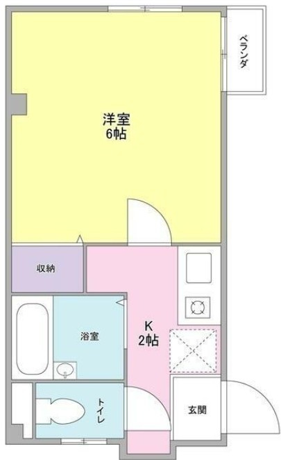 メゾンフラワー笹塚の間取り|間取りです。