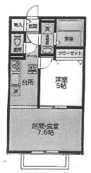ブルーデイジー西新井の間取り|間取りです。