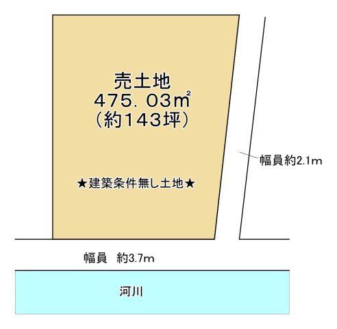 野洲市大篠原　売土地の土地図