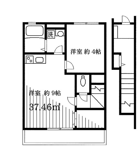 ＴＡハイム鷹の台の間取り