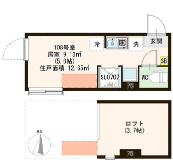 ハーモニーテラス和泉Ⅴの間取り