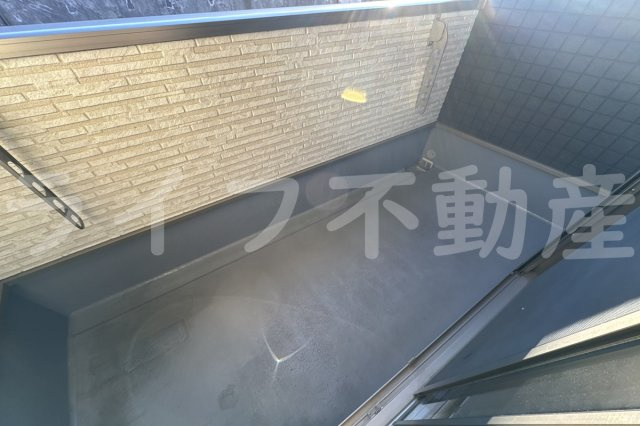 ラヴィーユ布施のバルコニー|陽当たり良好なバルコニーです