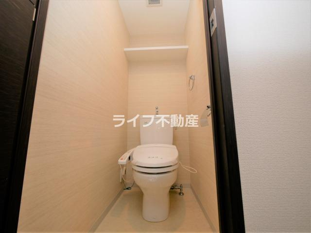 S-RESIDENCE緑橋Serioのトイレ|清潔感のあるトイレです