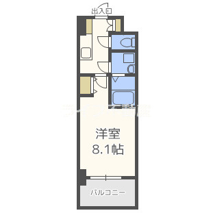S-RESIDENCE緑橋Serioの間取り