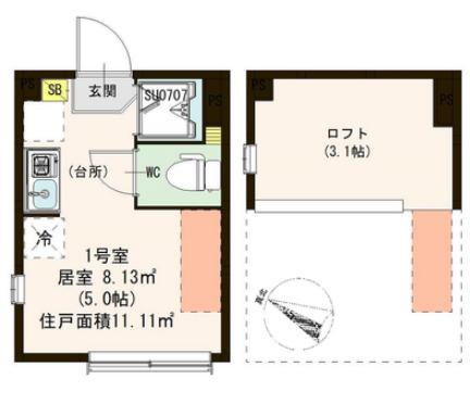 【間取り】 | ウェリナ東十条