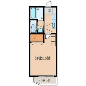 Ａレガート久留米大前　Ｂ棟の間取り