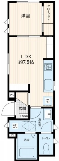 カーサ　オウギの間取り|間取りです。