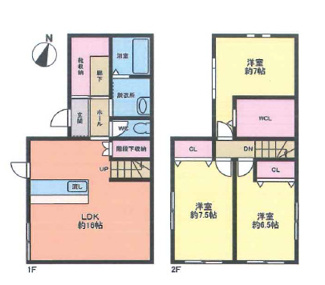 【間取り】 | 福岡県北九州市小倉南区湯川新町２丁目