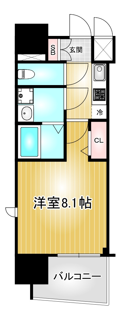 プレサンス栄モード|名古屋市の賃貸ならMy賃貸の間取り|プレサンス栄モード